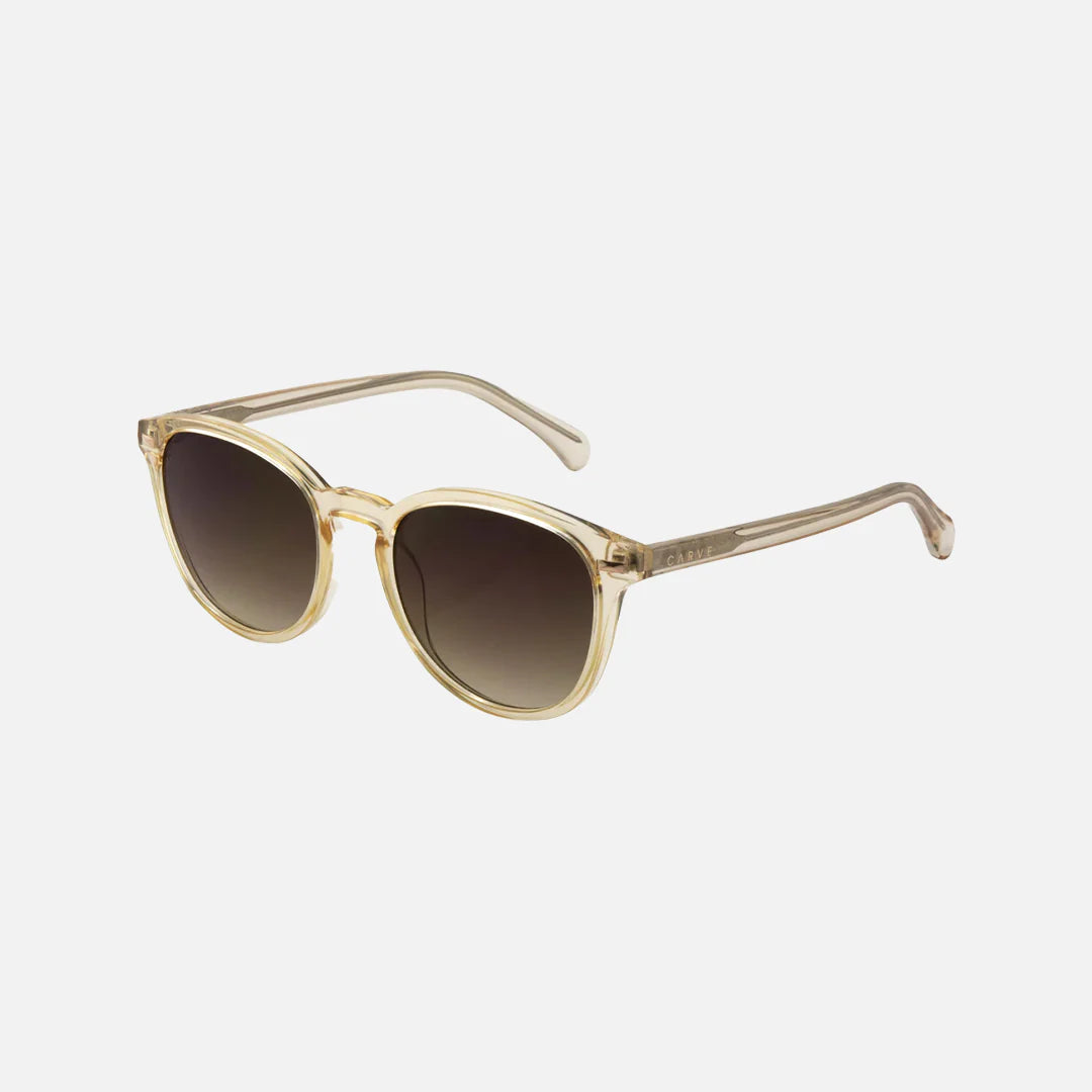 Oslo - Gloss Crystal Caramel with Gradient Brown Lens