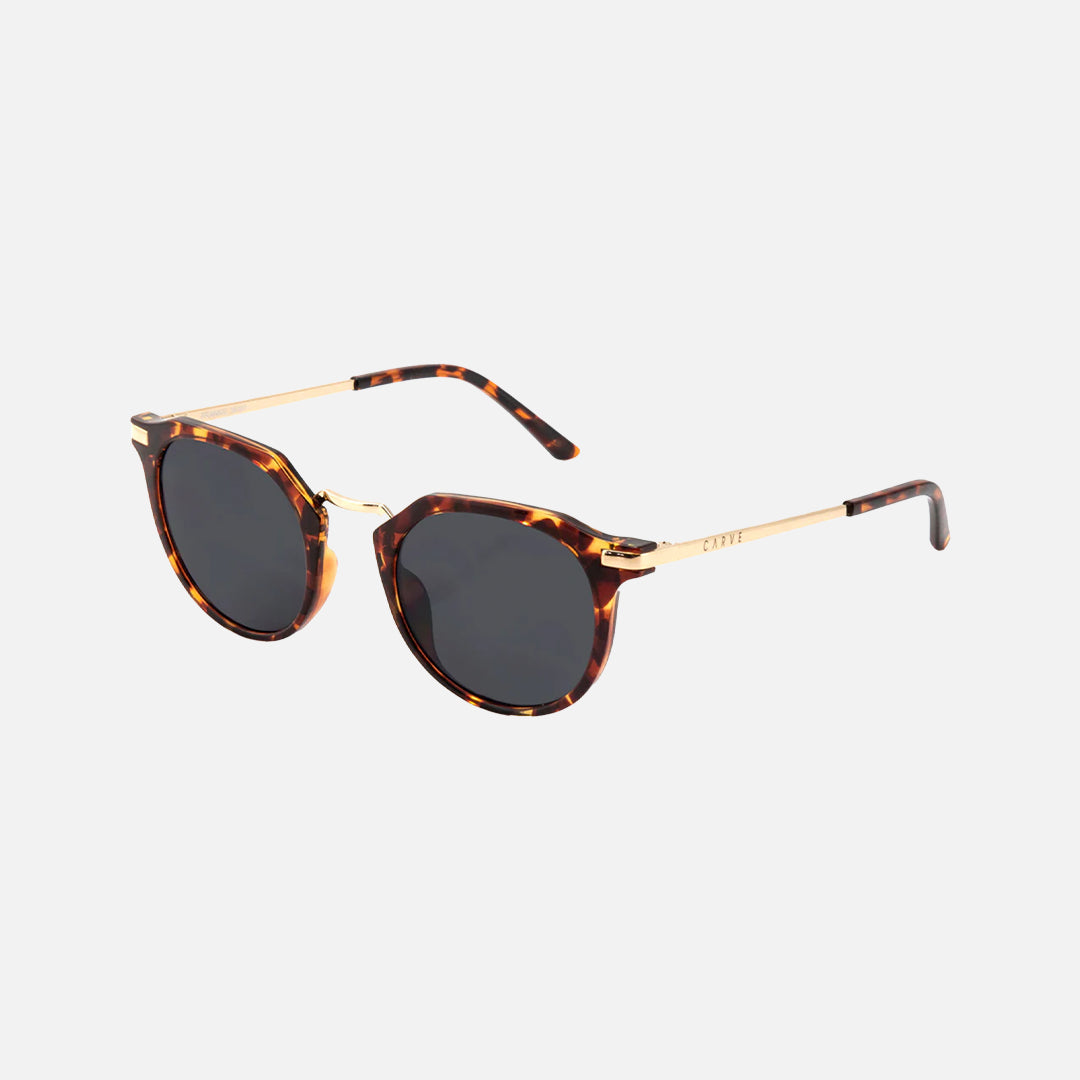 Frankie - Gloss Tort Gold Metal Frame Gray Lens