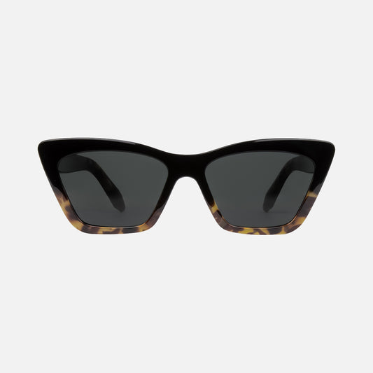 Tahoe II Alyssa Spencer - Gloss Black Tort Frame with Grey Polarized Lens