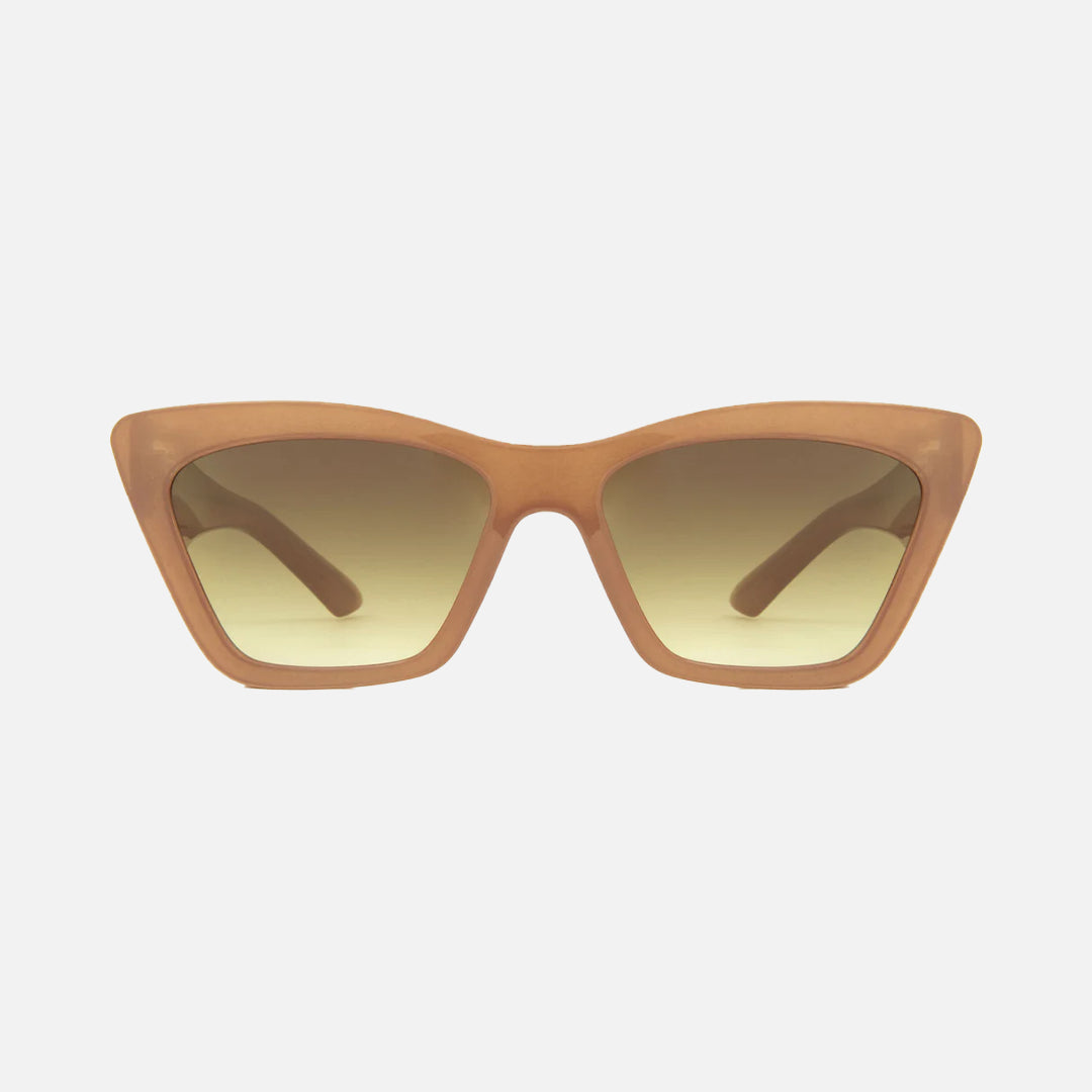 Tahoe - Gloss Translucent Nude Frame Gradient Brown Lens