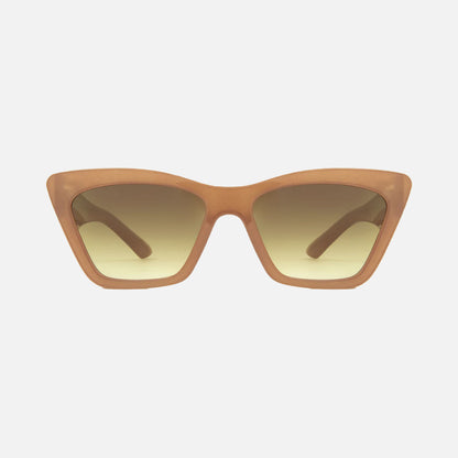 Tahoe - Gloss Translucent Nude Frame Gradient Brown Lens