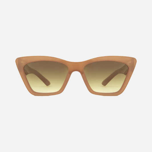 Tahoe - Gloss Translucent Nude Frame Gradient Brown Lens