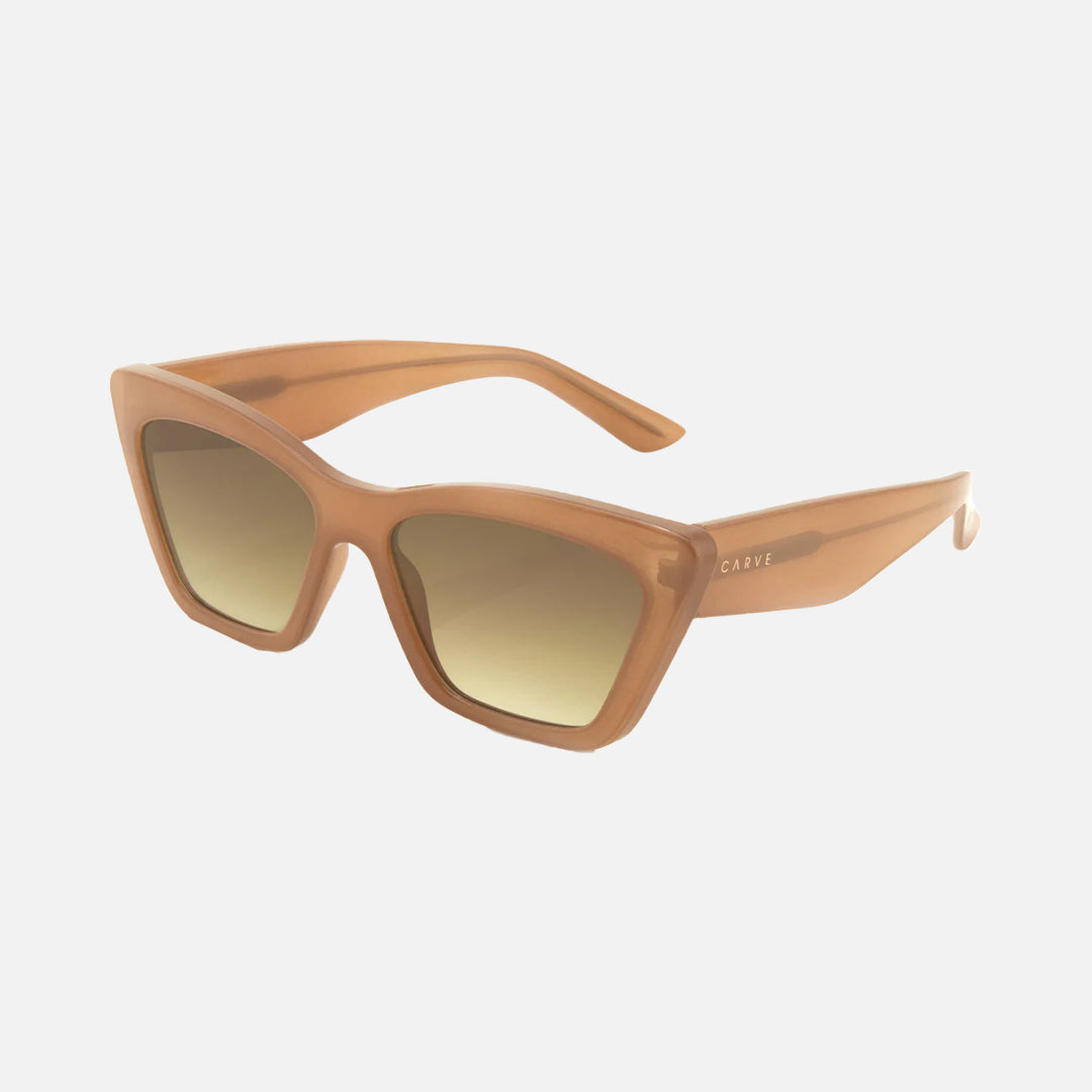 Tahoe - Gloss Translucent Nude Frame Gradient Brown Lens