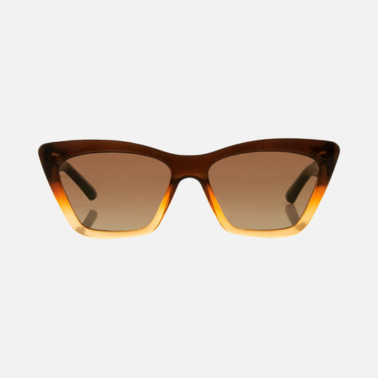 Tahoe - Chocolate Brown to Toffee Brown Frame with Gradient Lens