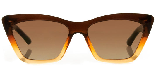 Tahoe - Chocolate Brown to Toffee Brown Gradient Lens