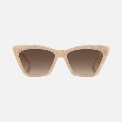 Tahoe - Creamy Quartz Brown Frame with Gradient Lens