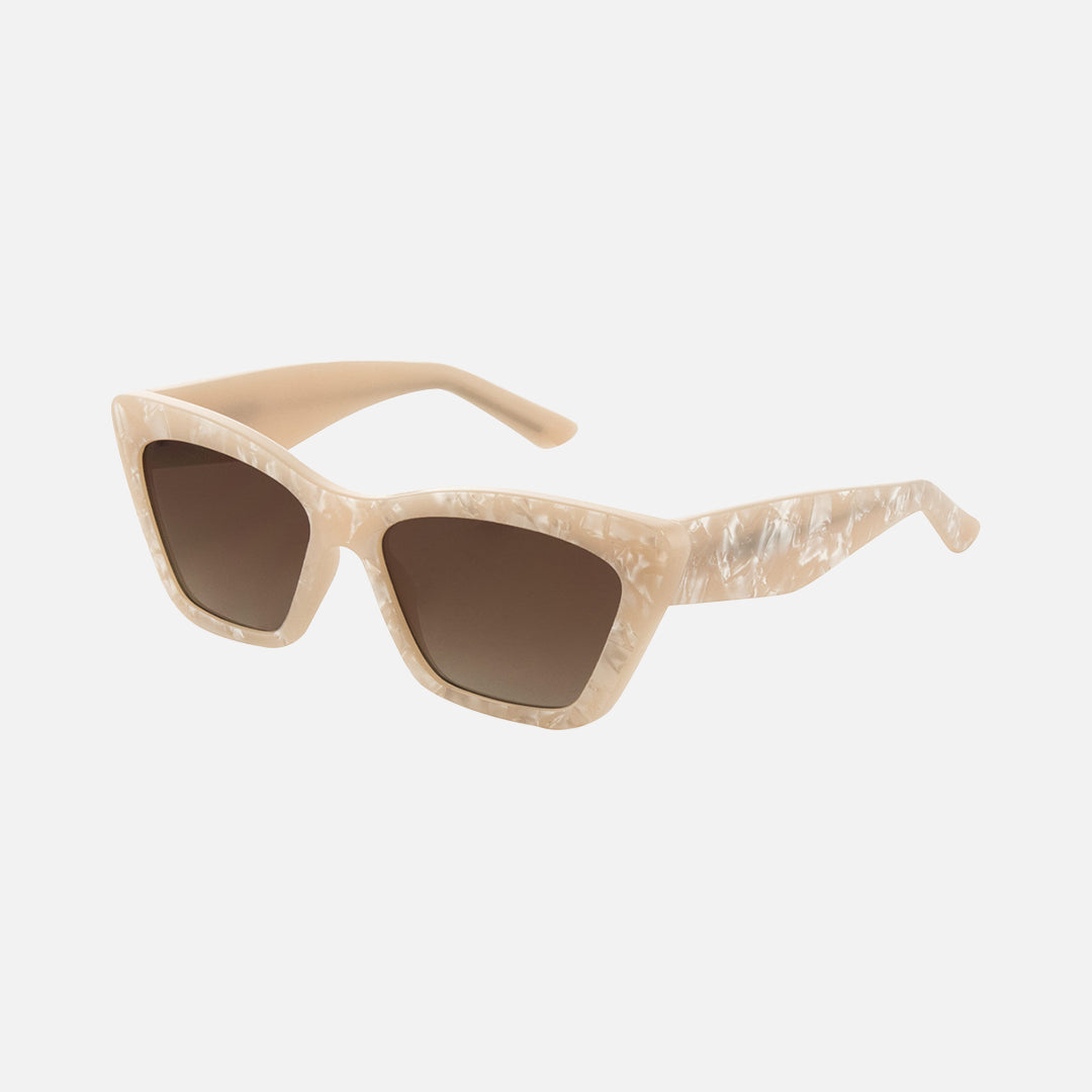 Tahoe - Creamy Quartz Brown Frame with Gradient Lens