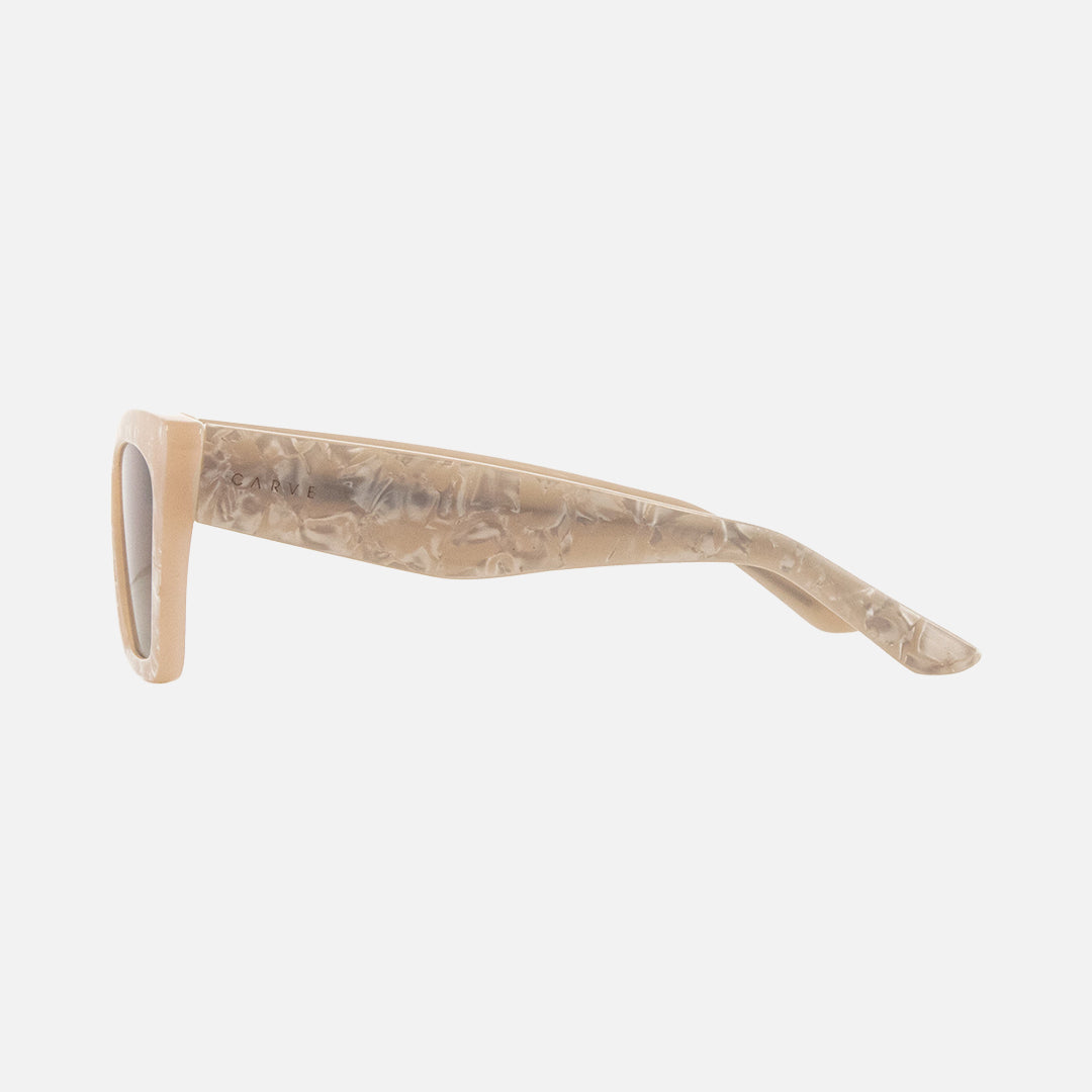 Tahoe - Creamy Quartz Brown Frame with Gradient Lens