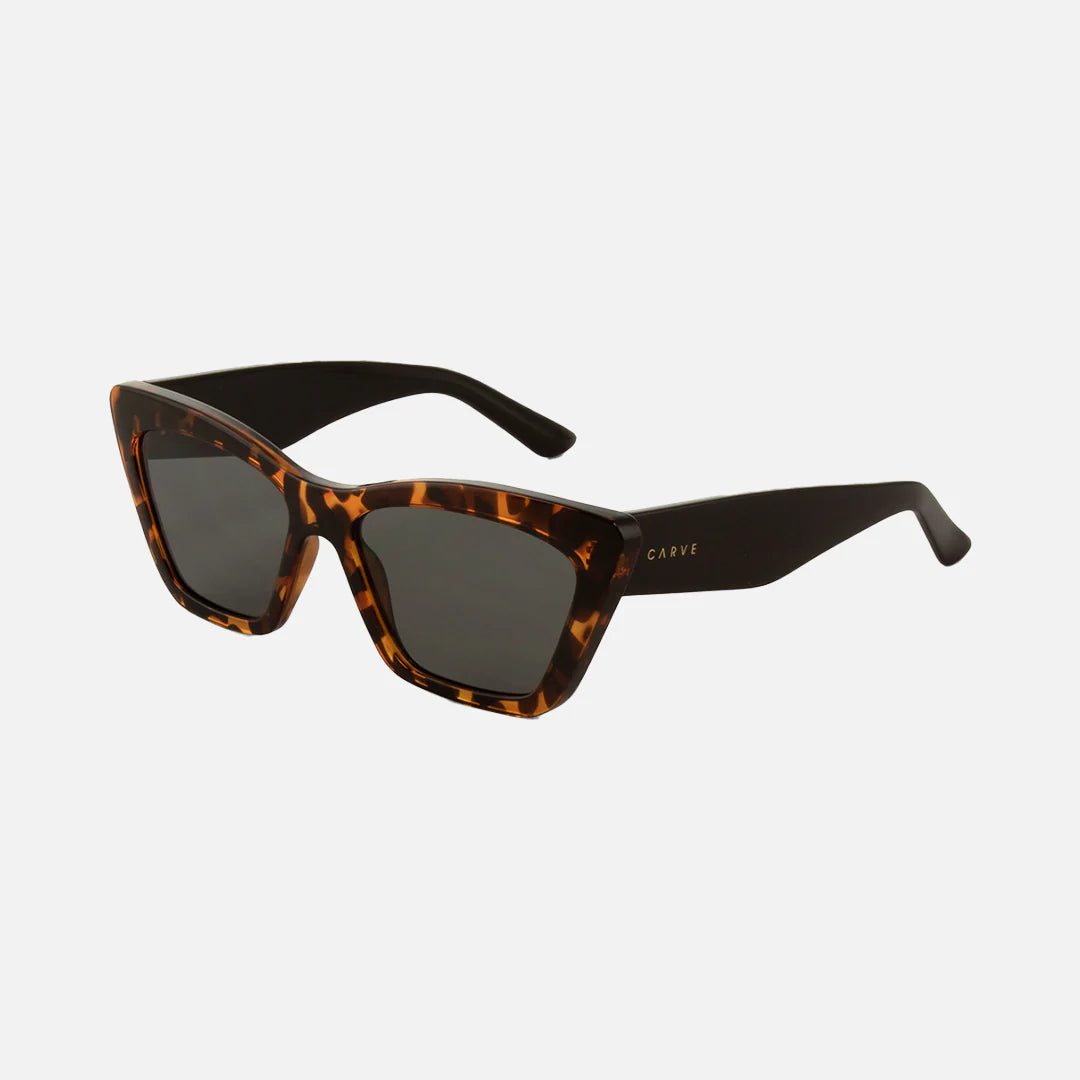 Tahoe - Gloss Tort / Black Temple with Gray Lens