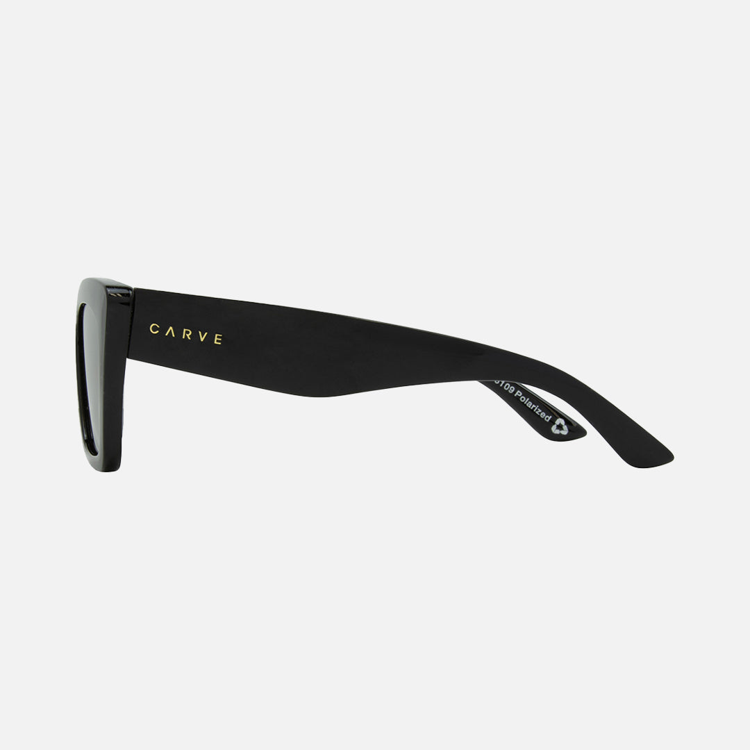 Tahoe - Recycled Gloss Black Frame Grey Polarized Lens