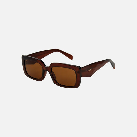 Laguna II - Crystal Dark Brown Frame Brown lens