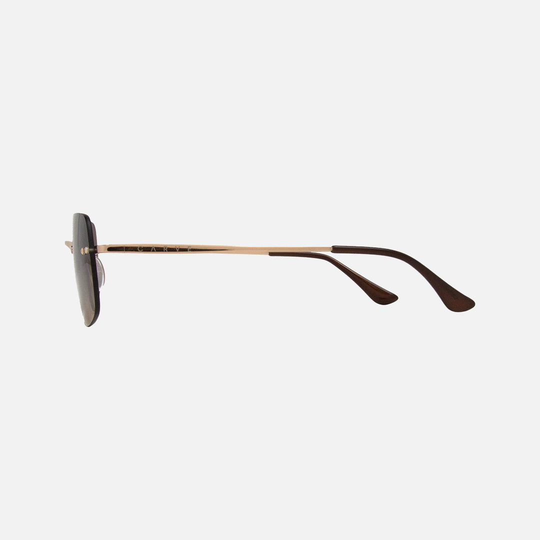 Suga & Spice - Gold Frame Brown Gradient Lens