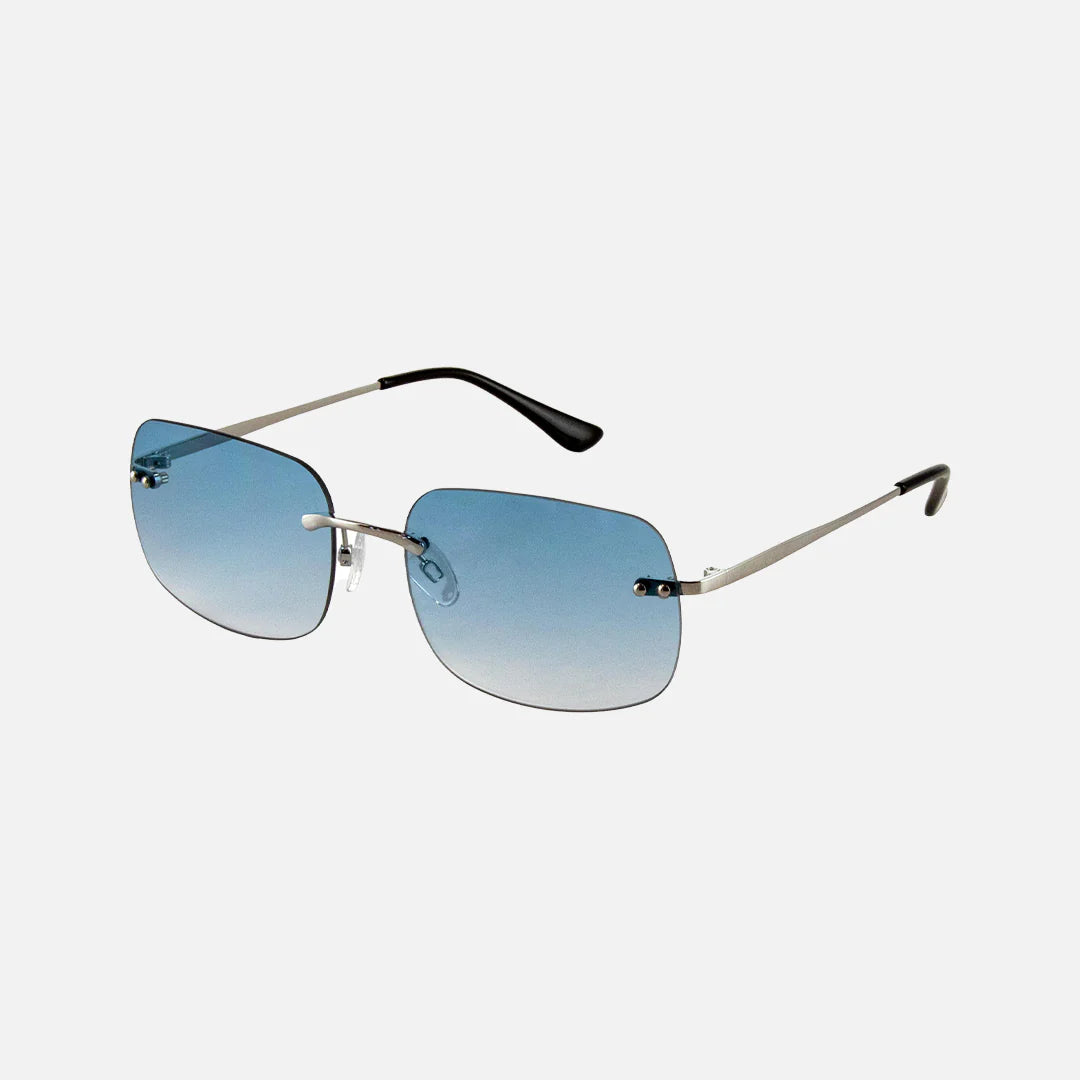 Suga & Spice - Silver Frame Aqua Lens