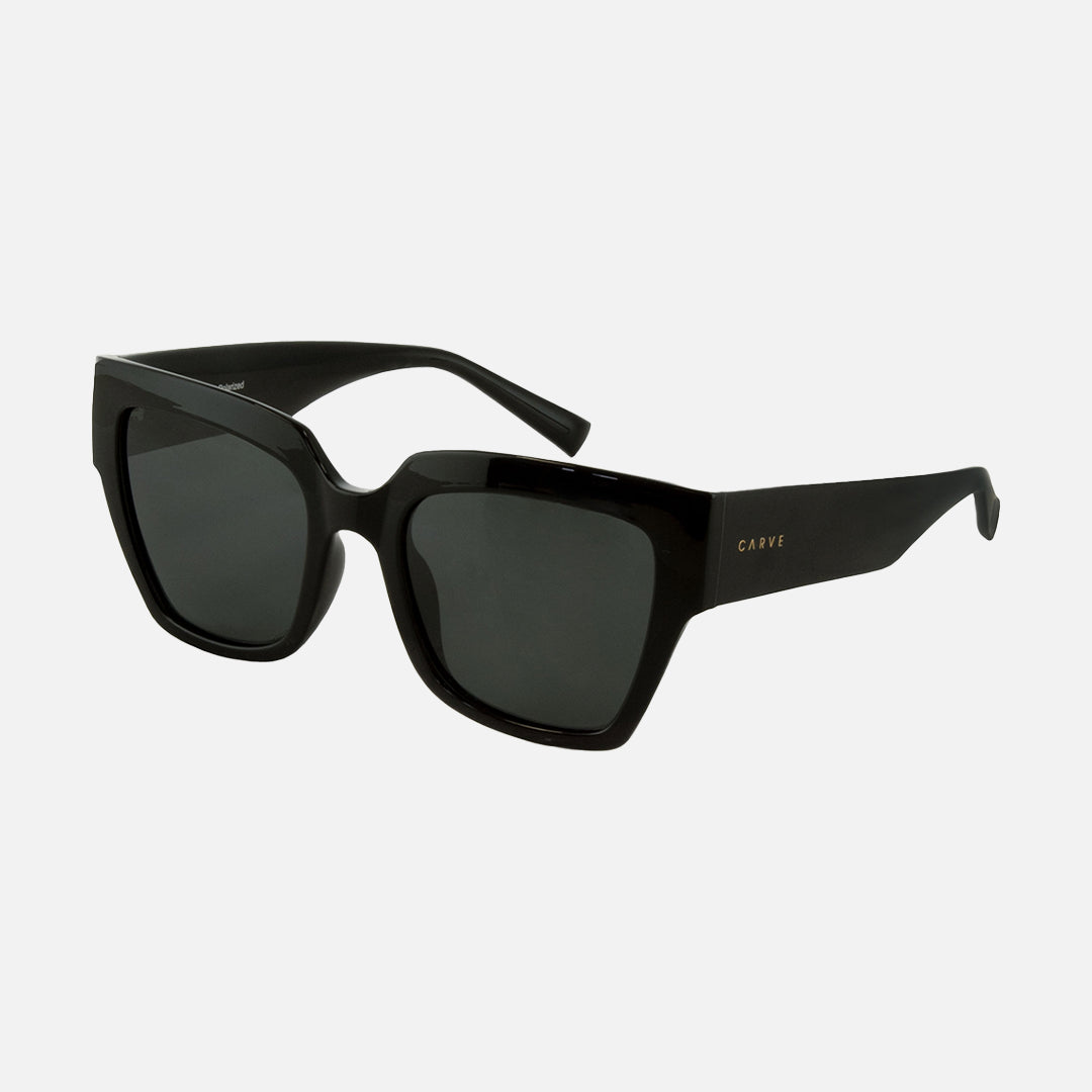 Valerie - Gloss Black Dk Grey Injected Polarized Lens