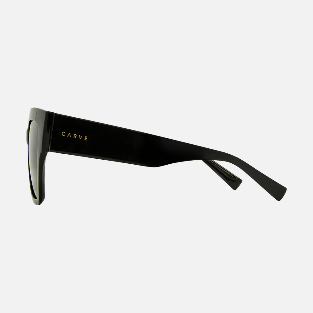 Valerie - Gloss Black with Gray Injected Polarized Lens
