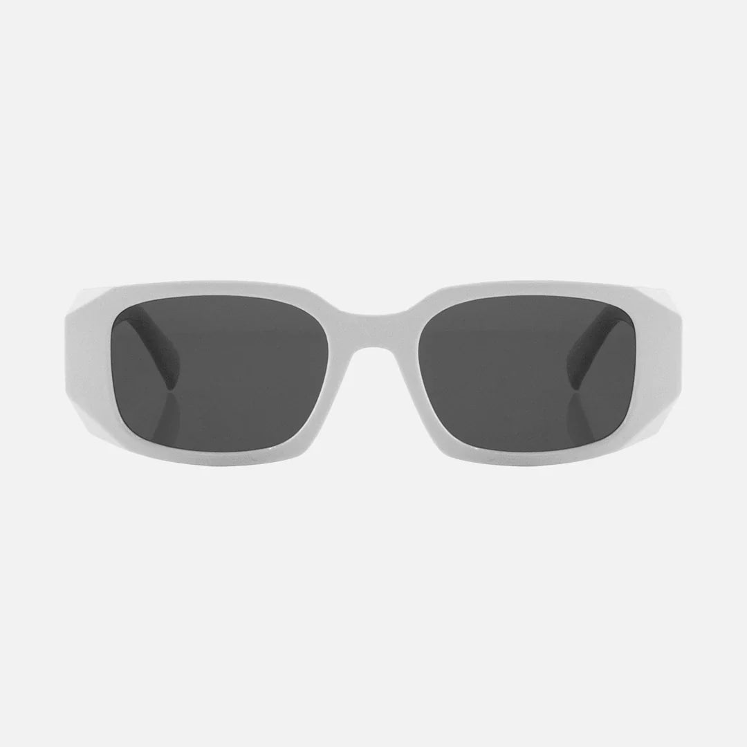 Milan - Gloss White with Dark Gray Lens