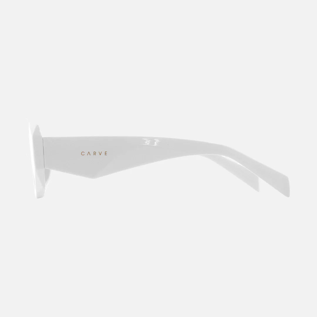 Milan - Gloss White with Dark Gray Lens