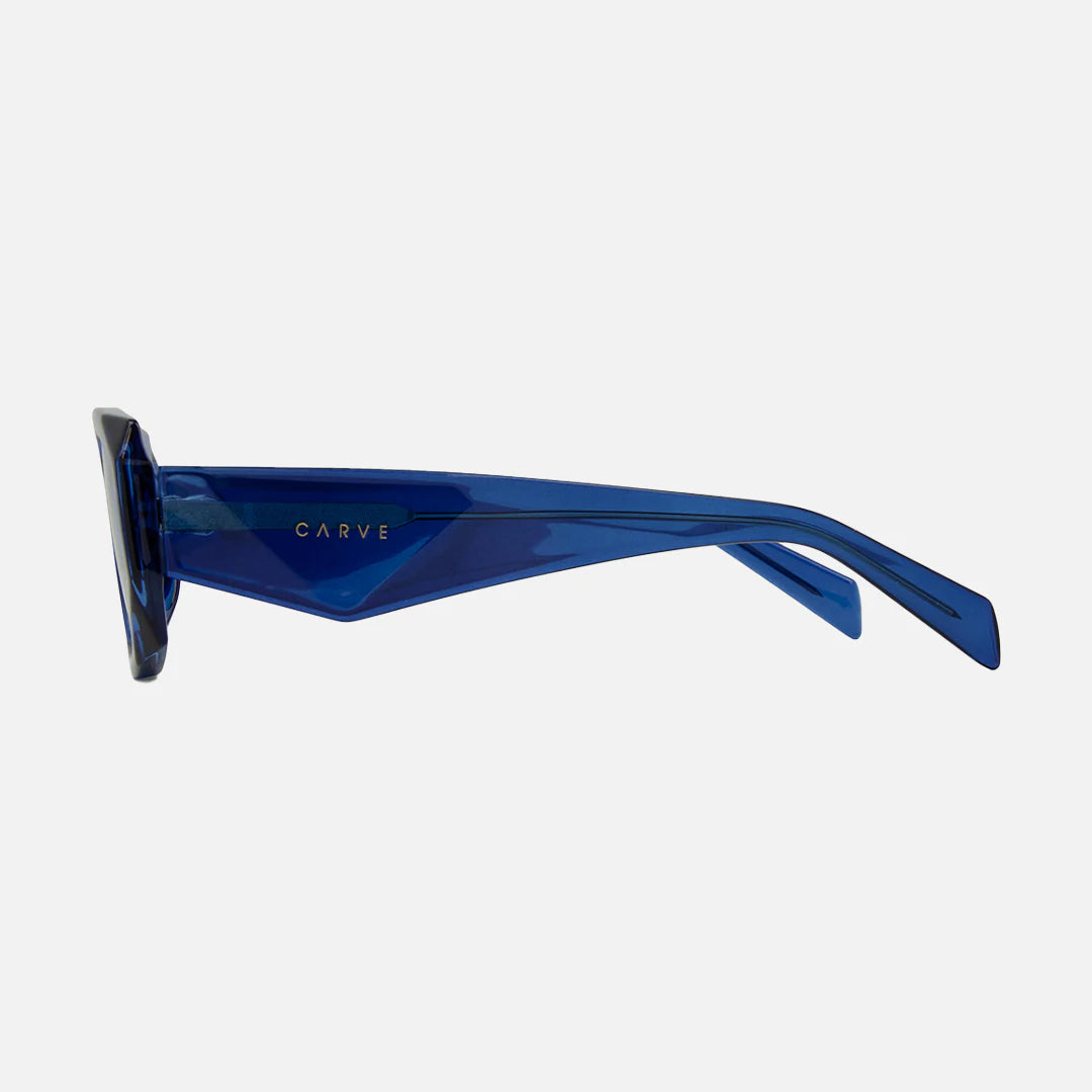 Milan - Gloss Crystal Blue with Gray Lens