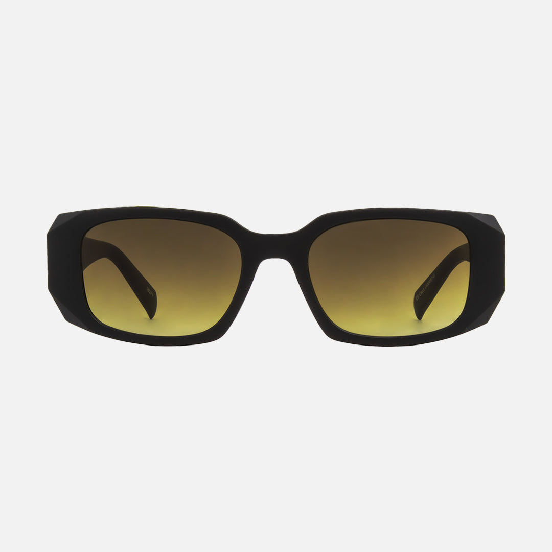 Milan - Matte Black Frame with Brown Gradient Lens