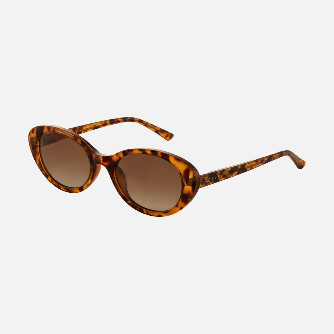 Billie - Dark Amber Tort Brown Frame Gradient Lens