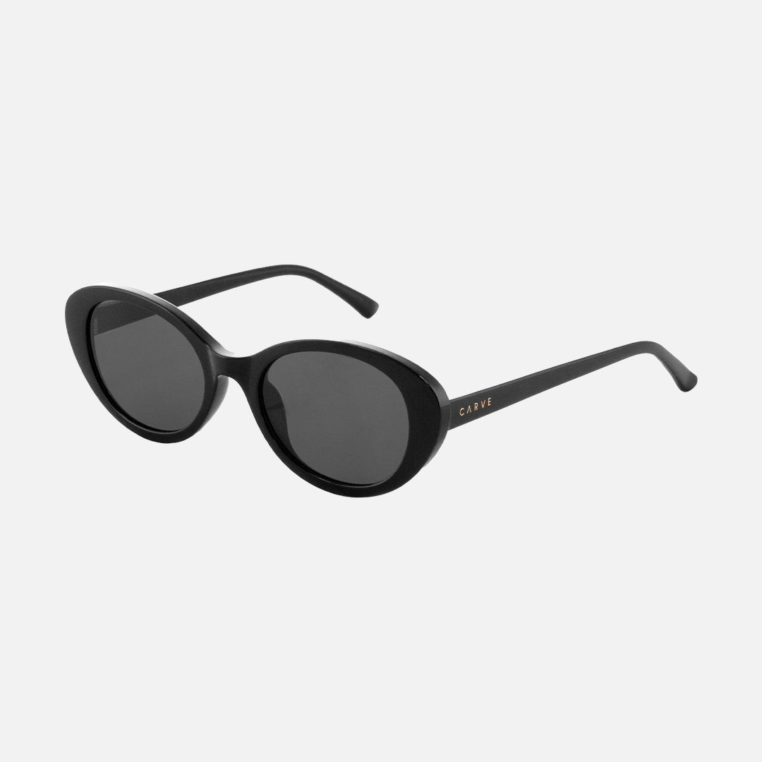 Billie - Gloss Black Frame Dark Gray Lens