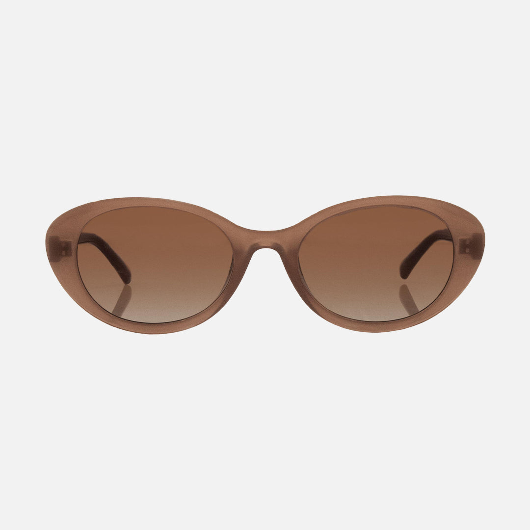 Billie - Gloss Translucent Nude Brown Frame Gradient Lens