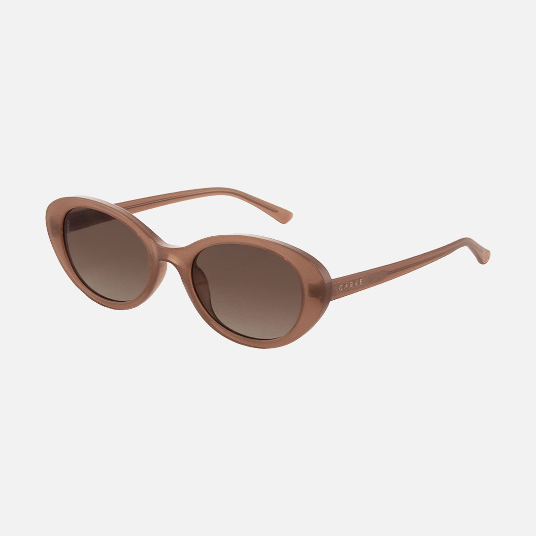 Billie - Gloss Translucent Nude Brown Frame Gradient Lens