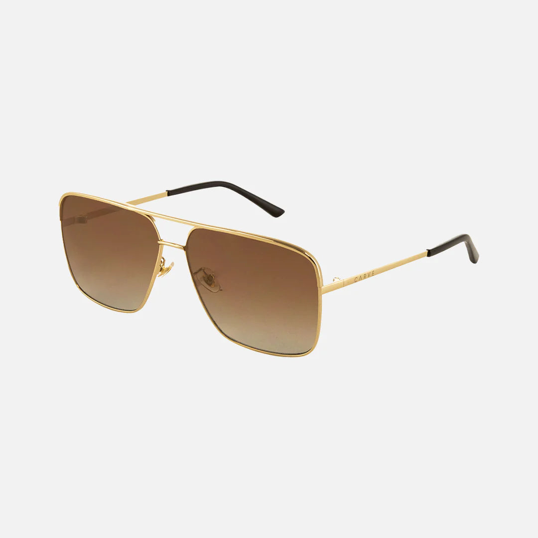 Luxor - Gold Metal Frame with Brown Gradient Lens