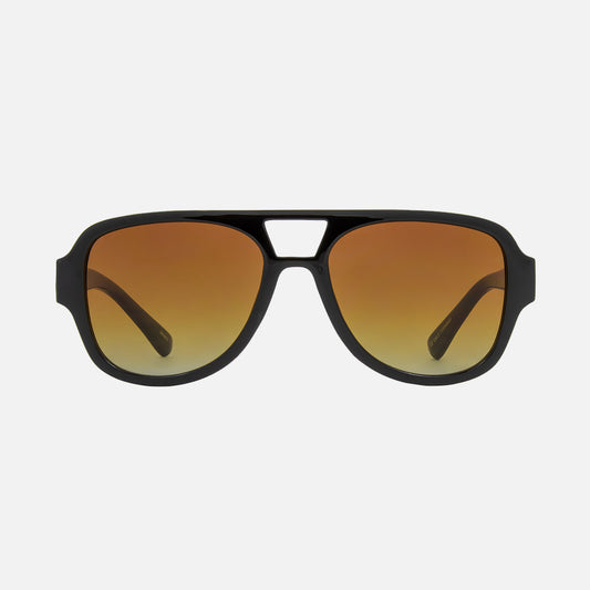 Zion - Gloss Black Frame with Orange Gradient Lens