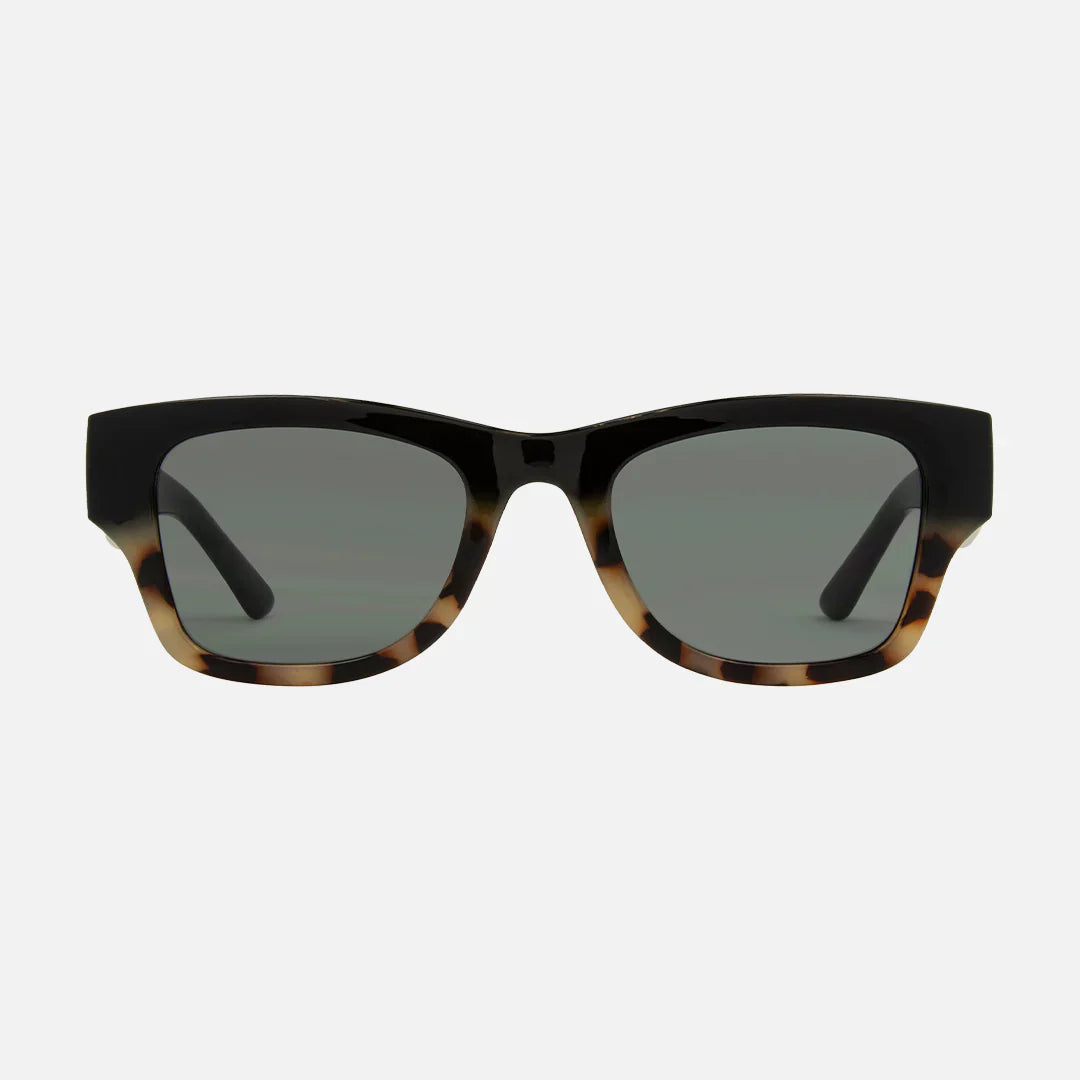 Empire - Gloss Black / Creamy Tort with Gray Lens