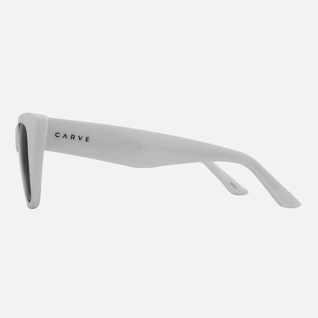 York - Gloss White Frame with Grey Lens