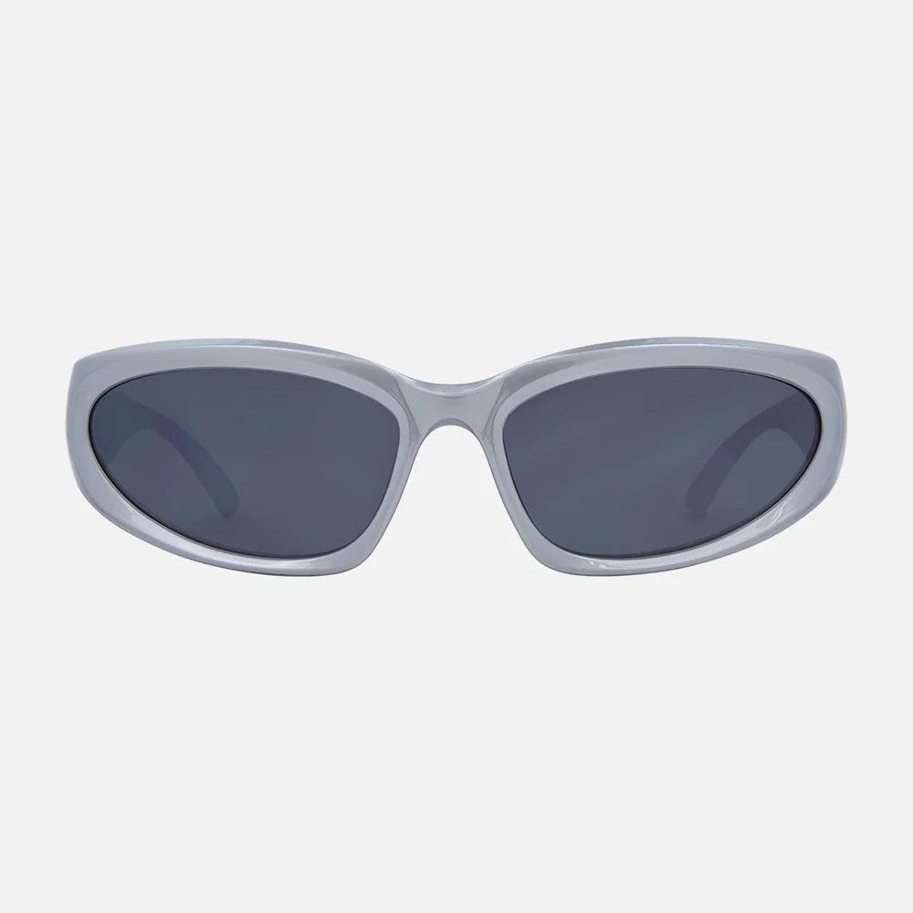 Kubix - Gloss Silver Frame with Gray Mirrored Lens
