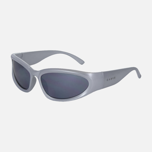 Kubix - Gloss Silver Frame Gray Silver Mirror Lens