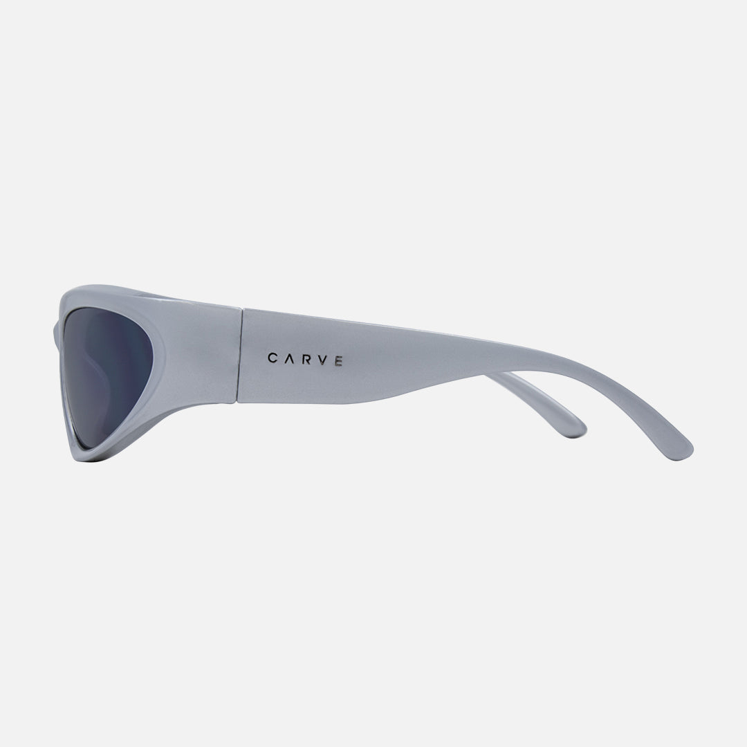 Kubix - Gloss Silver Frame Gray Silver Mirror Lens