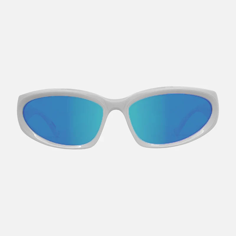 KUBIX - Gloss White with Blue Iridium Lens