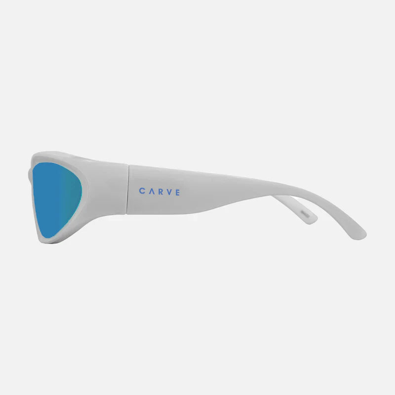 KUBIX - Gloss White with Blue Iridium Lens