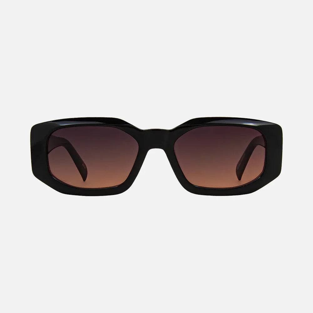 Mayhem - Gloss Black with Gray Pink Gradient Lens
