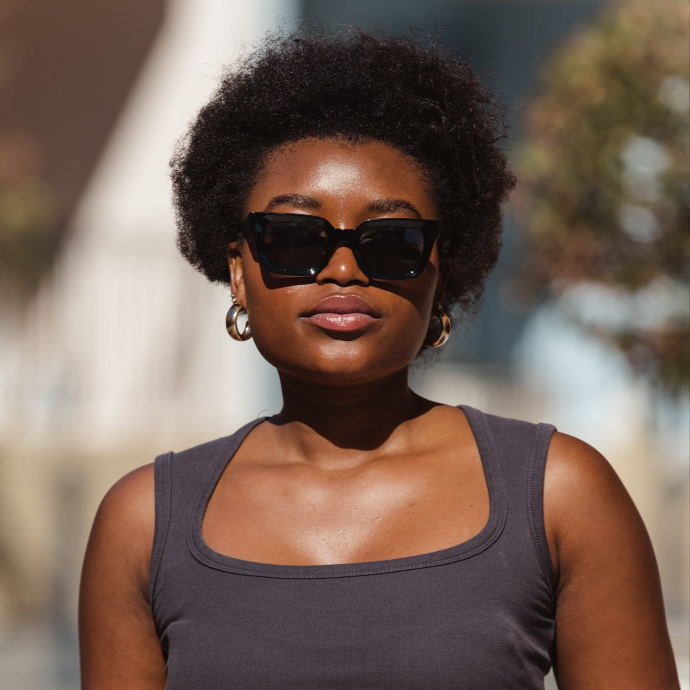 Manhattan - Gloss Black Grey Lens