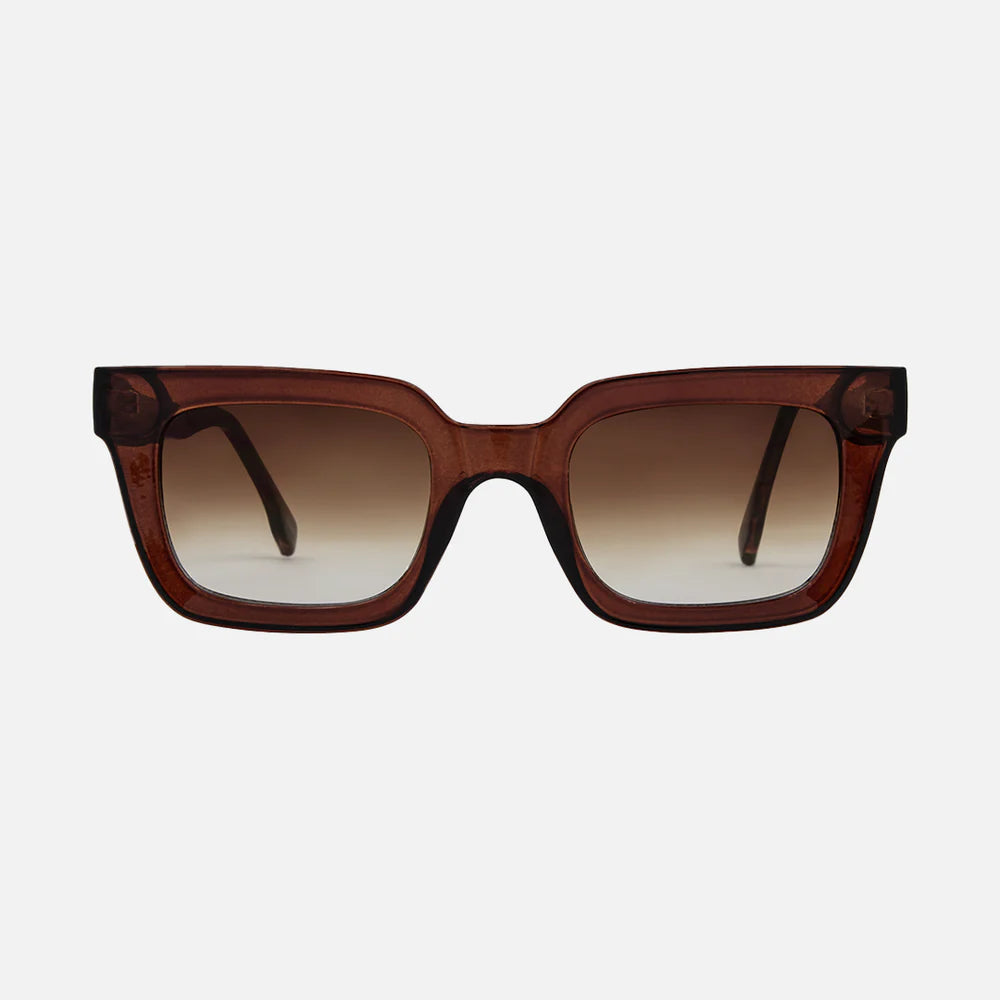 Manhattan - Gloss Crystal Pecan with Brown Gradient Lens