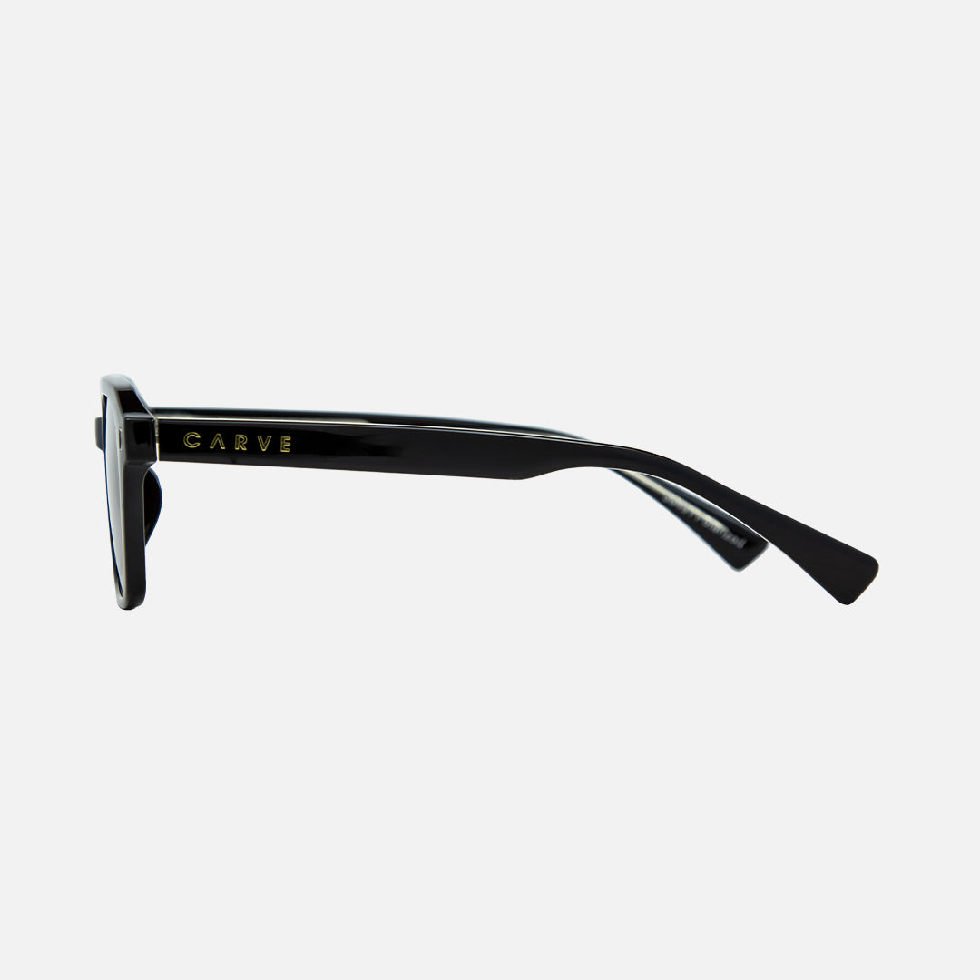 Del Ray - Gloss Black Frame with Brown Gradient Polarized Lens