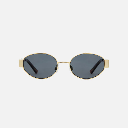 Polly - Gold Frame Gray Lens