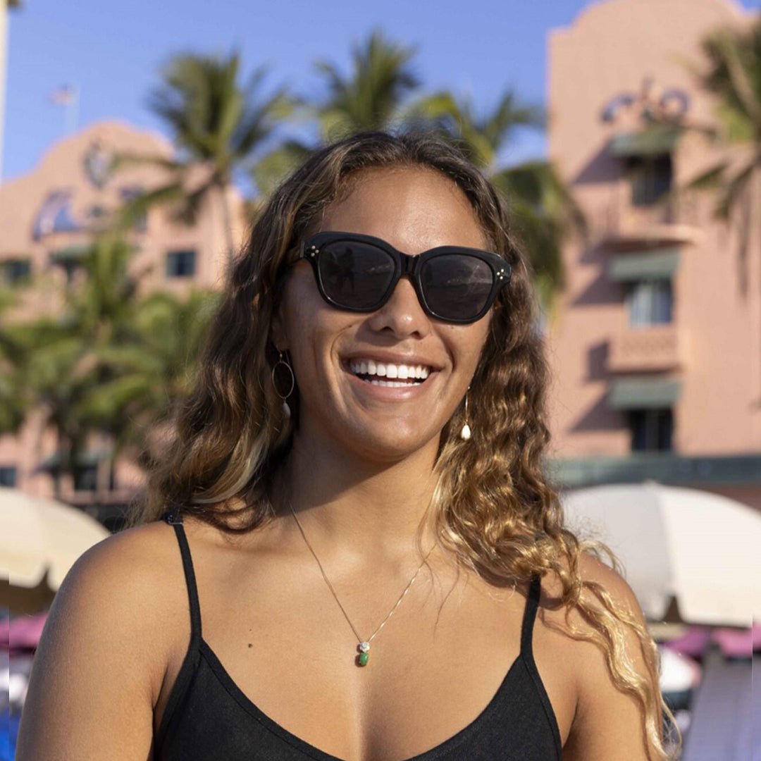 Cabarita - Gloss Black Frame with Gray Lens