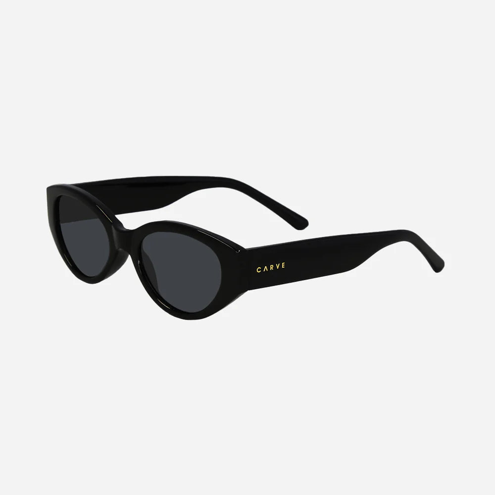 Lola - Gloss Black with Gray Lens