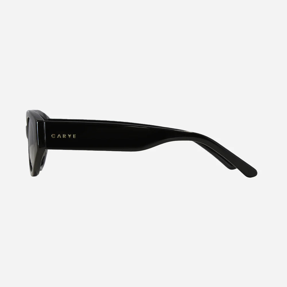Lola - Gloss Black with Gray Lens