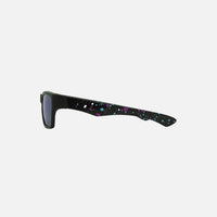 Stinger - Matt Black Printed Temple Grey Purple Lens