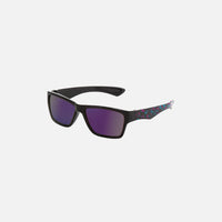 Stinger - Matt Black Printed Temple Grey Purple Lens