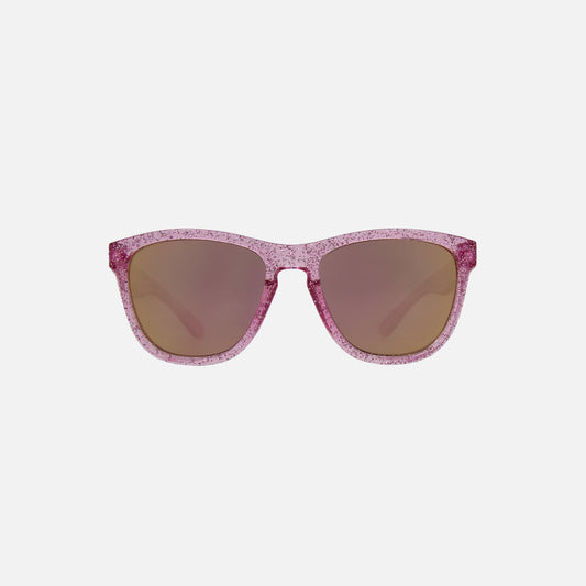 Cali - Crystal Pink Glitter Frame with Grey Pink Iridium Lens