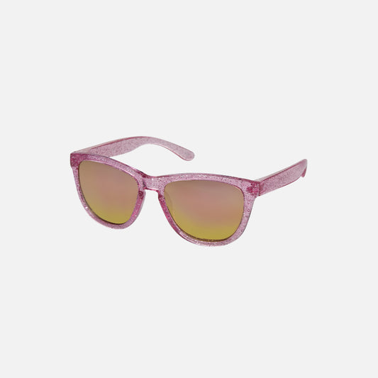 Cali - Crystal Pink Glitter Frame with Grey Pink Iridium Lens