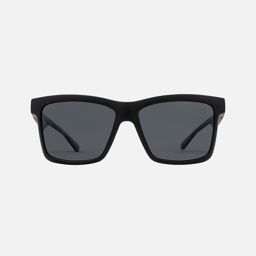 Voyager - Injected Polarized Matte Black Frame Floating Sunglasses