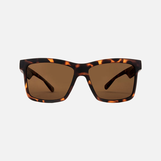 Voyager - Injected Polarized Matte Tort Frame Floating Sunglasses